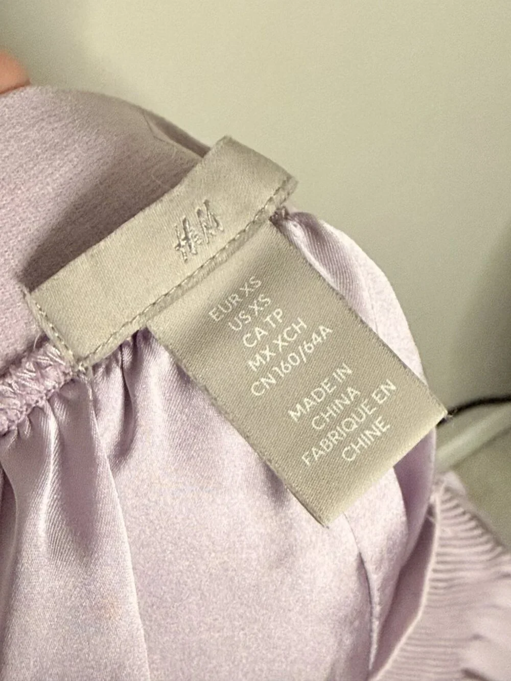 Purple H&M Skirt elastic Waist